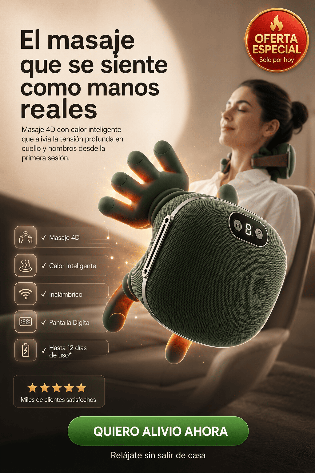 🥇 HumanTouch™ 🤲 Masaje como manos reales